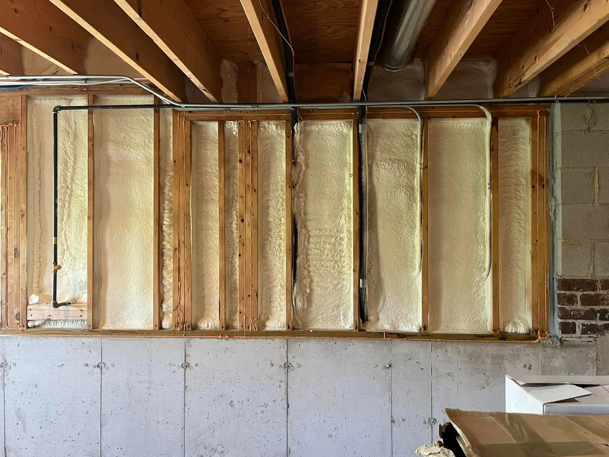 Spray Foam Moisture Mokena Homes