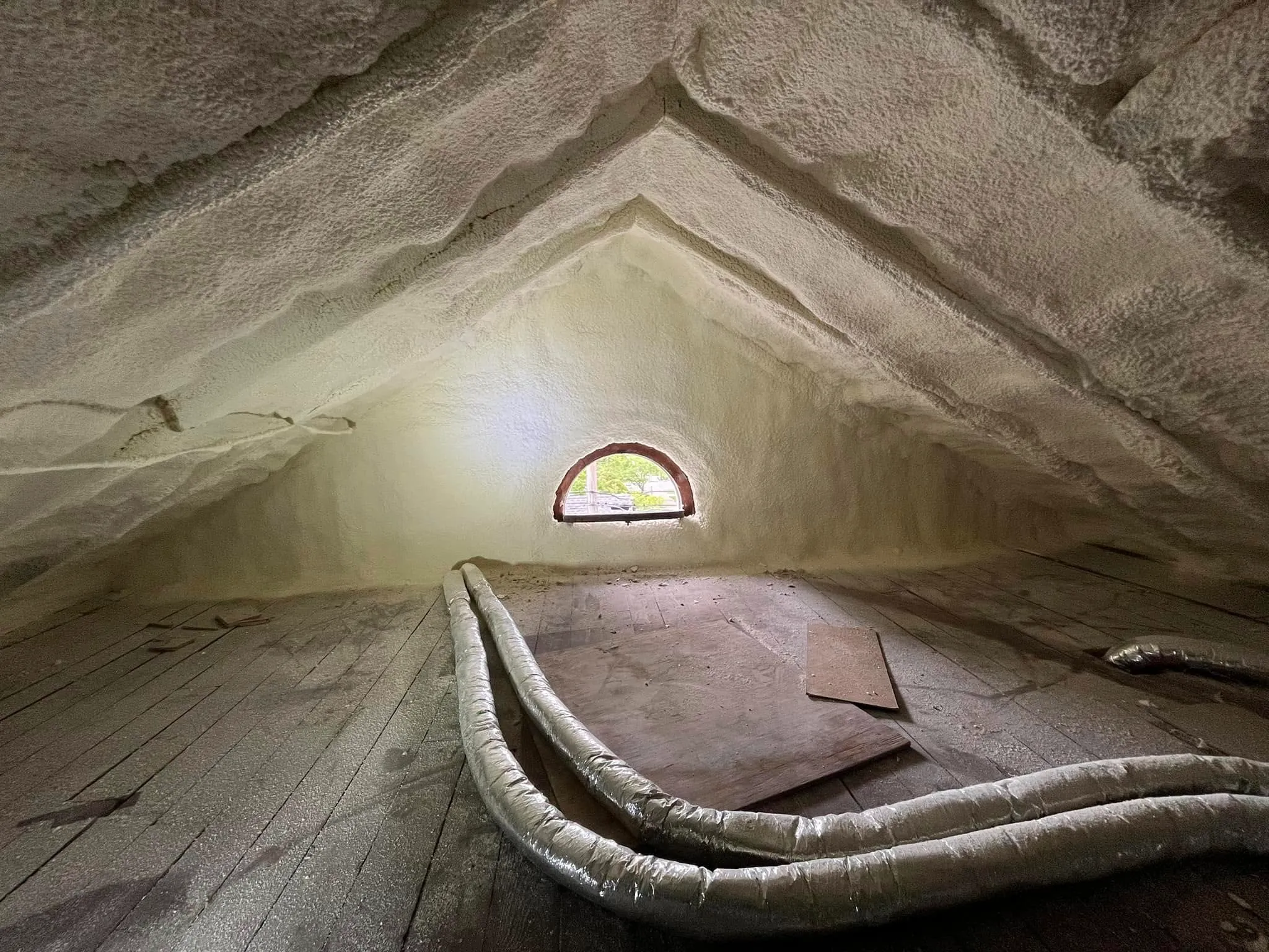 Attic Insulation Work