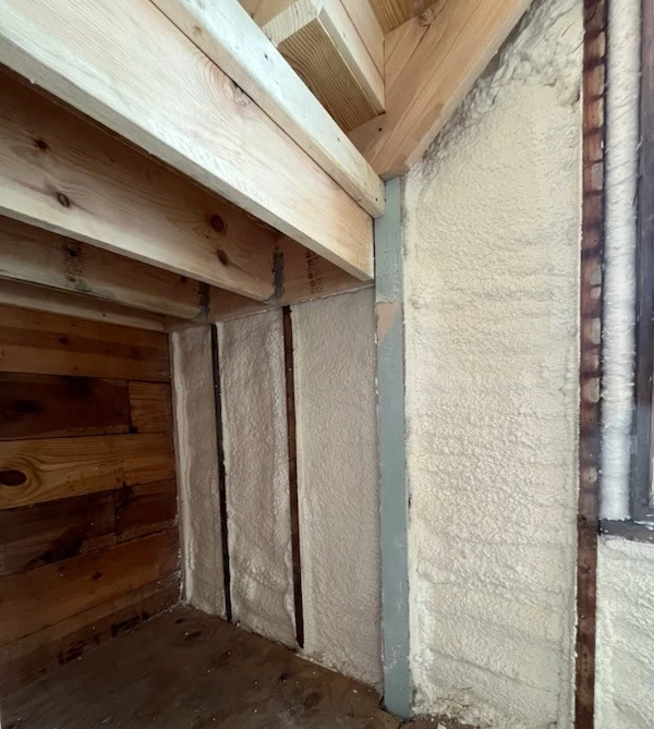 Pole Barn with Spray Foam Insulation